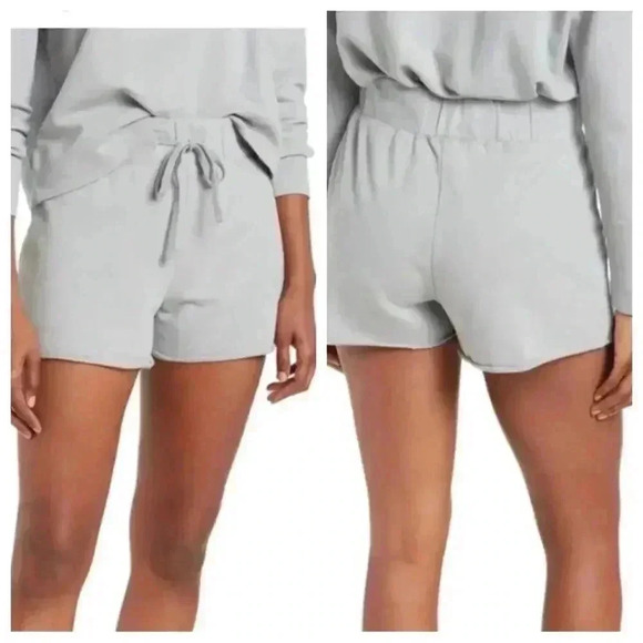 NWT James Perse Drawstring Knit Shorts Foil size 2 Medium - Picture 1 of 9